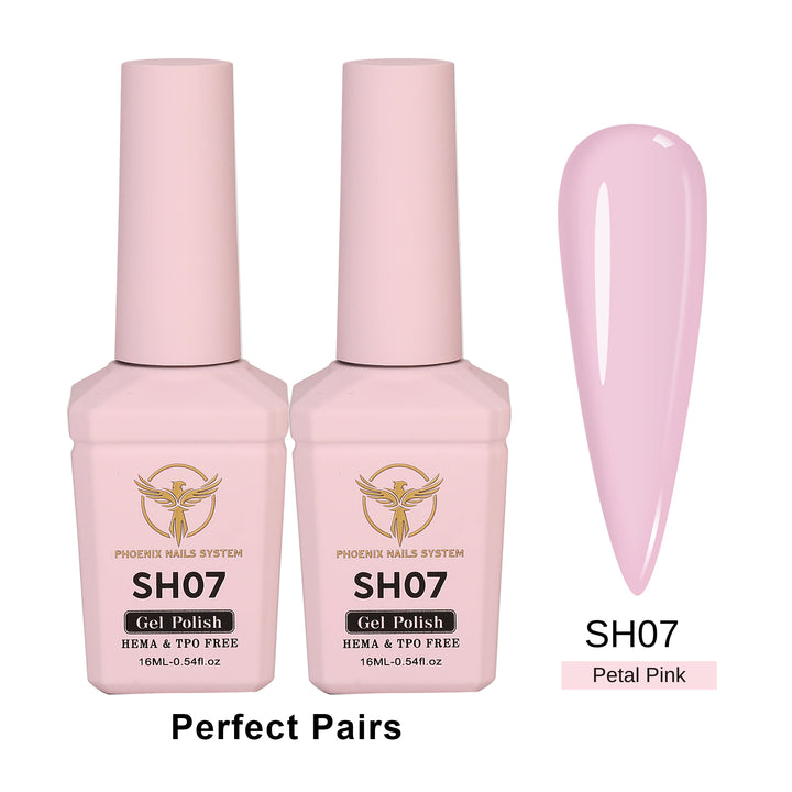 Phoenix Sheer Gel Collection 24 Colors - Free Extra 24 Gels + 1 Color Book + Vali