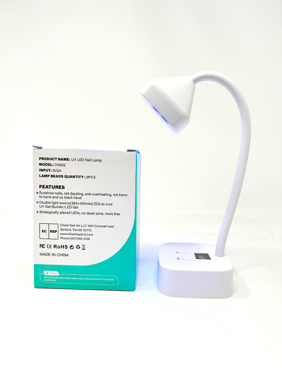 Chisel Cordless UV Led Lamp For Gel X