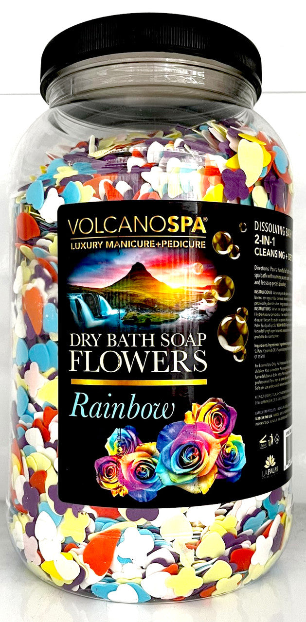 Lapalm Volcano Spa  Dry Bath Soap Flowers 1G - Rainbow
