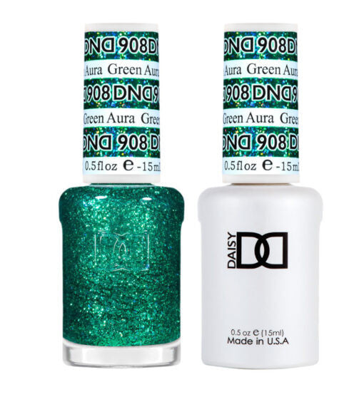 DND Duo Gel #908 Green Aura