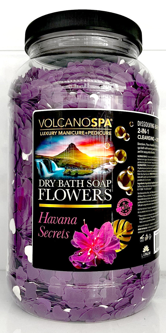 Lapalm Volcano Spa  Dry Bath Soap Flowers 1G - Havanna Secret