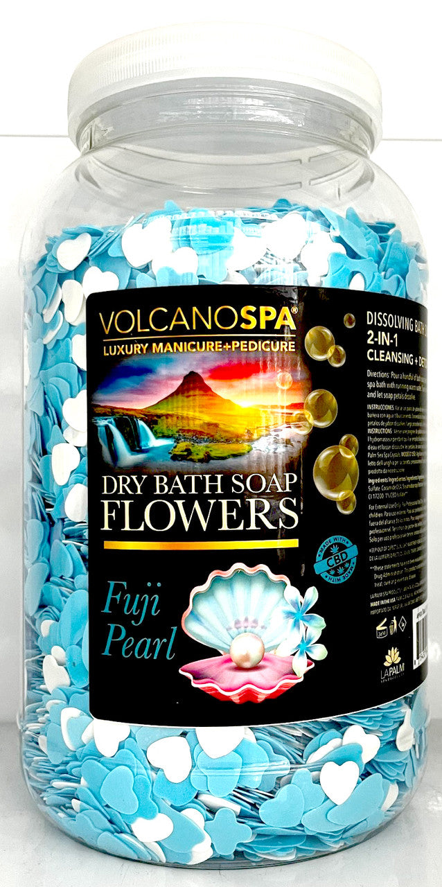 Lapalm Volcano Spa  Dry Bath Soap Flowers 1G - Fuji Pearl