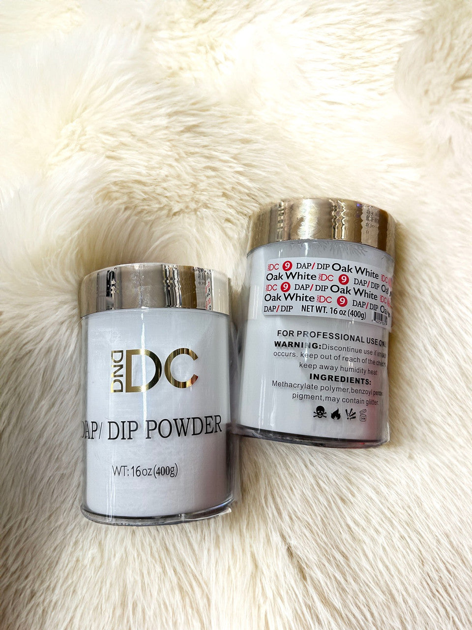 DND DAP DIP REFILL 1LB (16OZ) - OAK WHITE