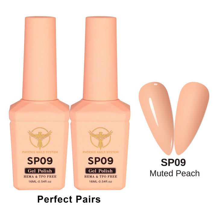 Phoenix Spring Gel Collection 24 Colors - Free Extra 24 Gels + 1 Color Book + Vali