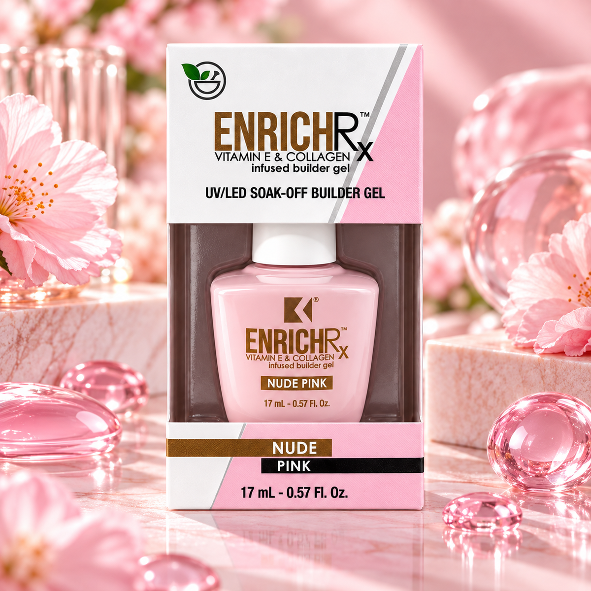 ENRICHRx Infused Builder Gel 0.57 fl. oz. - Nude Pink