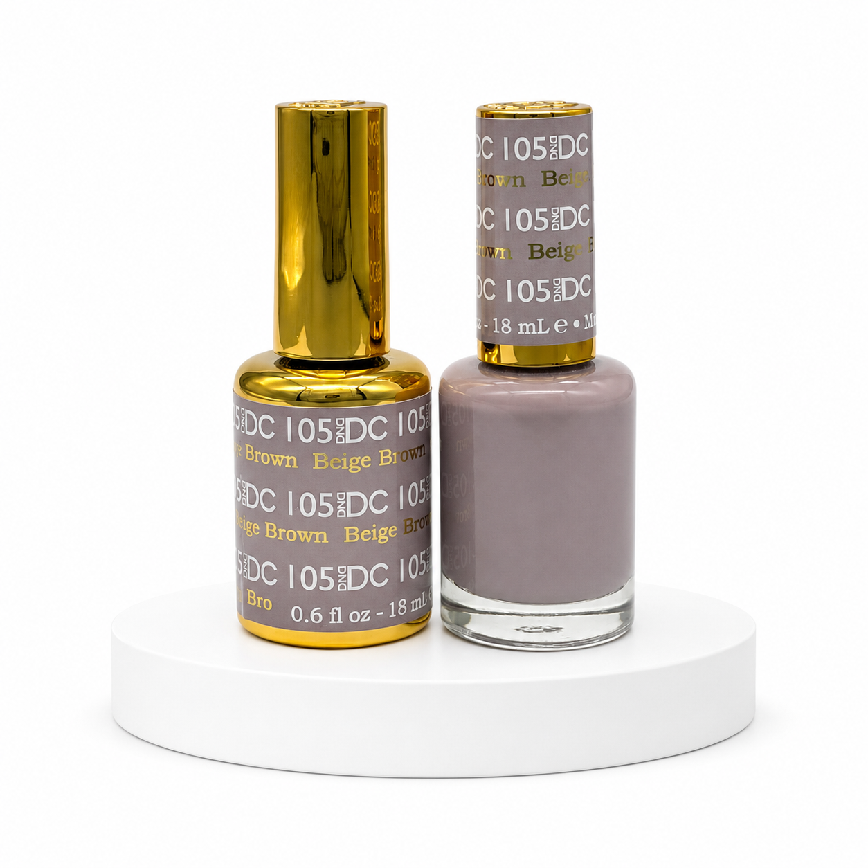 DND DC Duo Gel #105 BEIGE BROWN