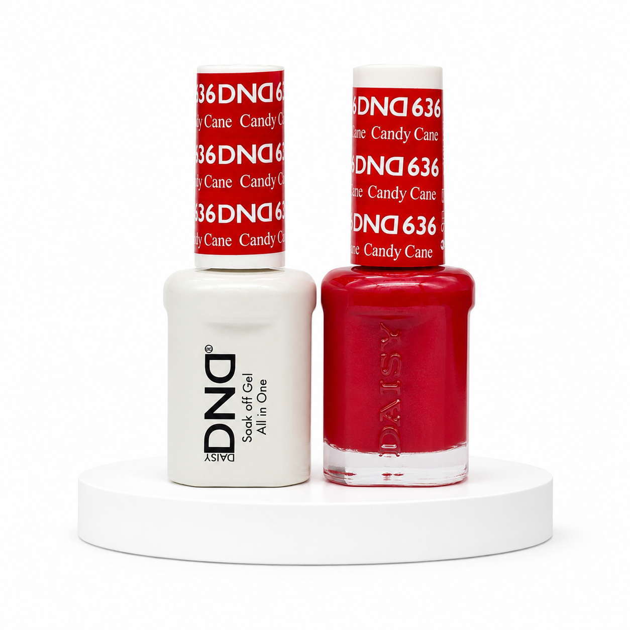 DND Duo Gel #636 Candy Cane
