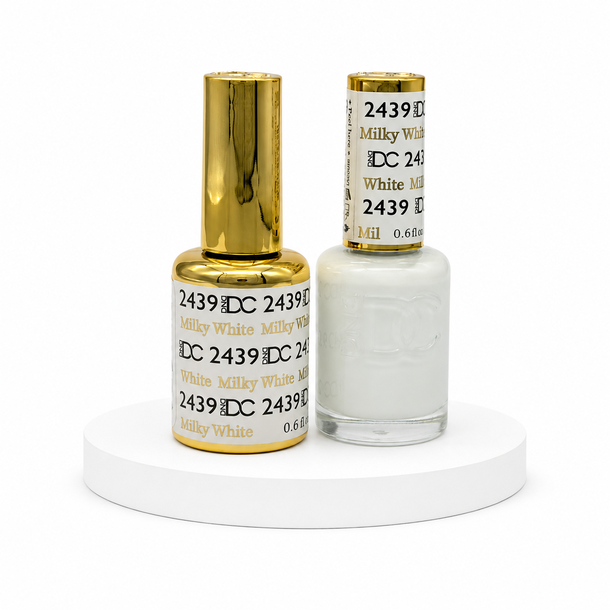 DND DC Duo Gel #2439 Milky White