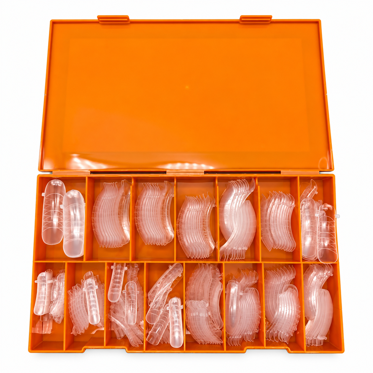 Phoenix Dual Forms tips - Round Shape - 12 sizes 240pcs/box - #4 - FREE Gel Stick For Picking Up Gel