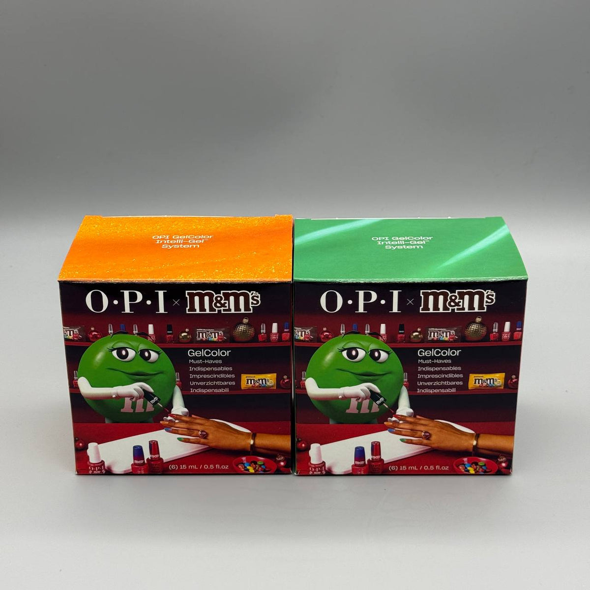 OPI Intelli-Gel Sweeten Your Mani x M&M’s Holiday 2026, 14-Piece Display - GEL