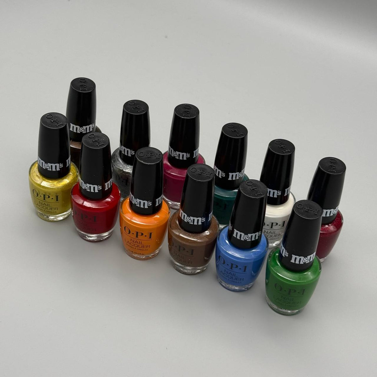 OPI Nail Lacquer Sweeten Your Mani x M&M’s Holiday 2026, 12-Piece Display - NAIL LACQUER OR REGULAR