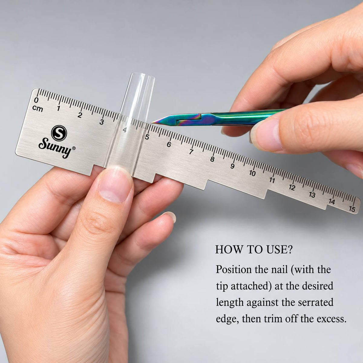 Sunny Nail Measuring Ruler