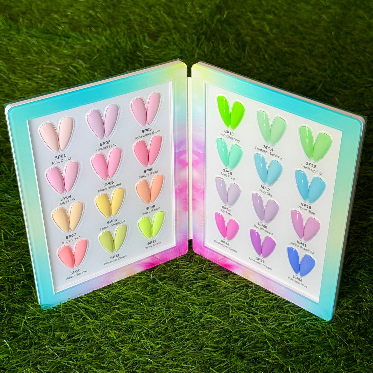 Phoenix Spring Gel Collection 24 Colors - Free Extra 24 Gels + 1 Color Book + Vali - FREE Mica Holder Rack - LIMITED TIME ONLY