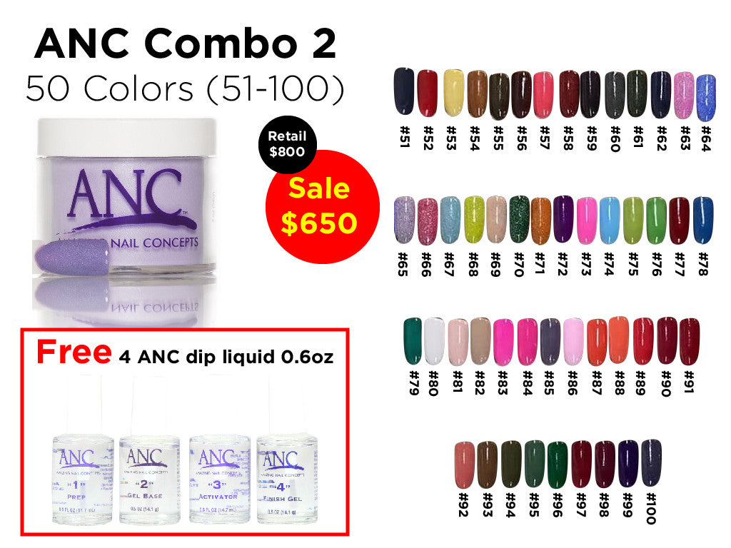 ANC Combo 50 colors 2 (51-100)