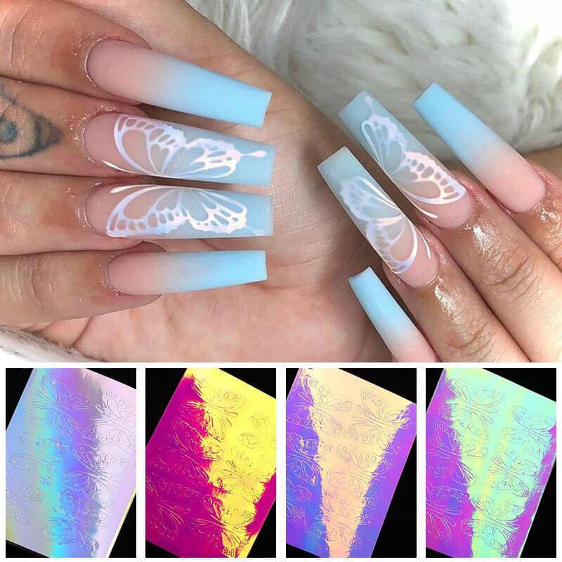 BH001 - Butterfly Holo Decal (set of 16)