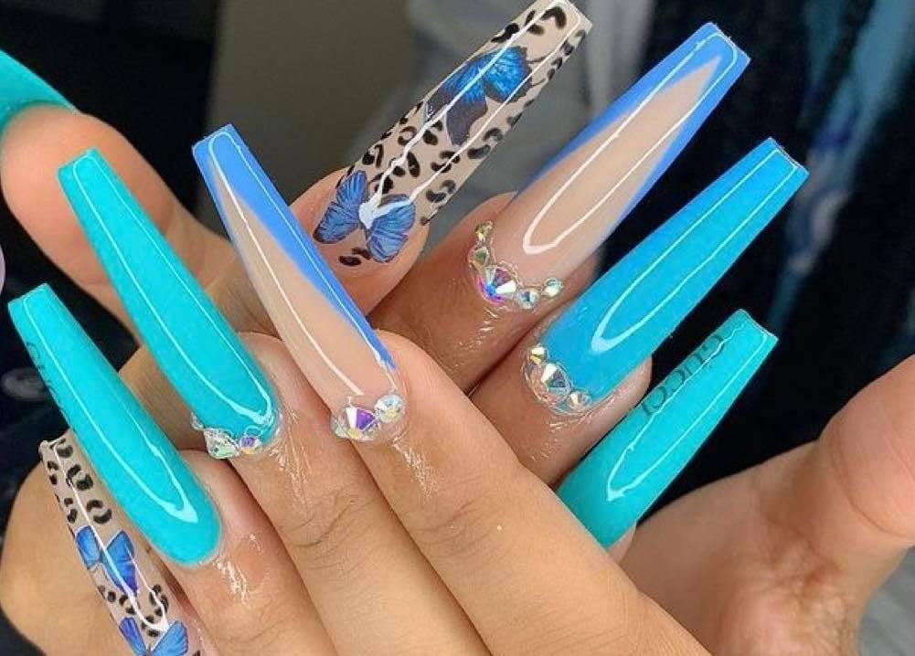 24# - Butterfly Nail Foil Paper (colorful)