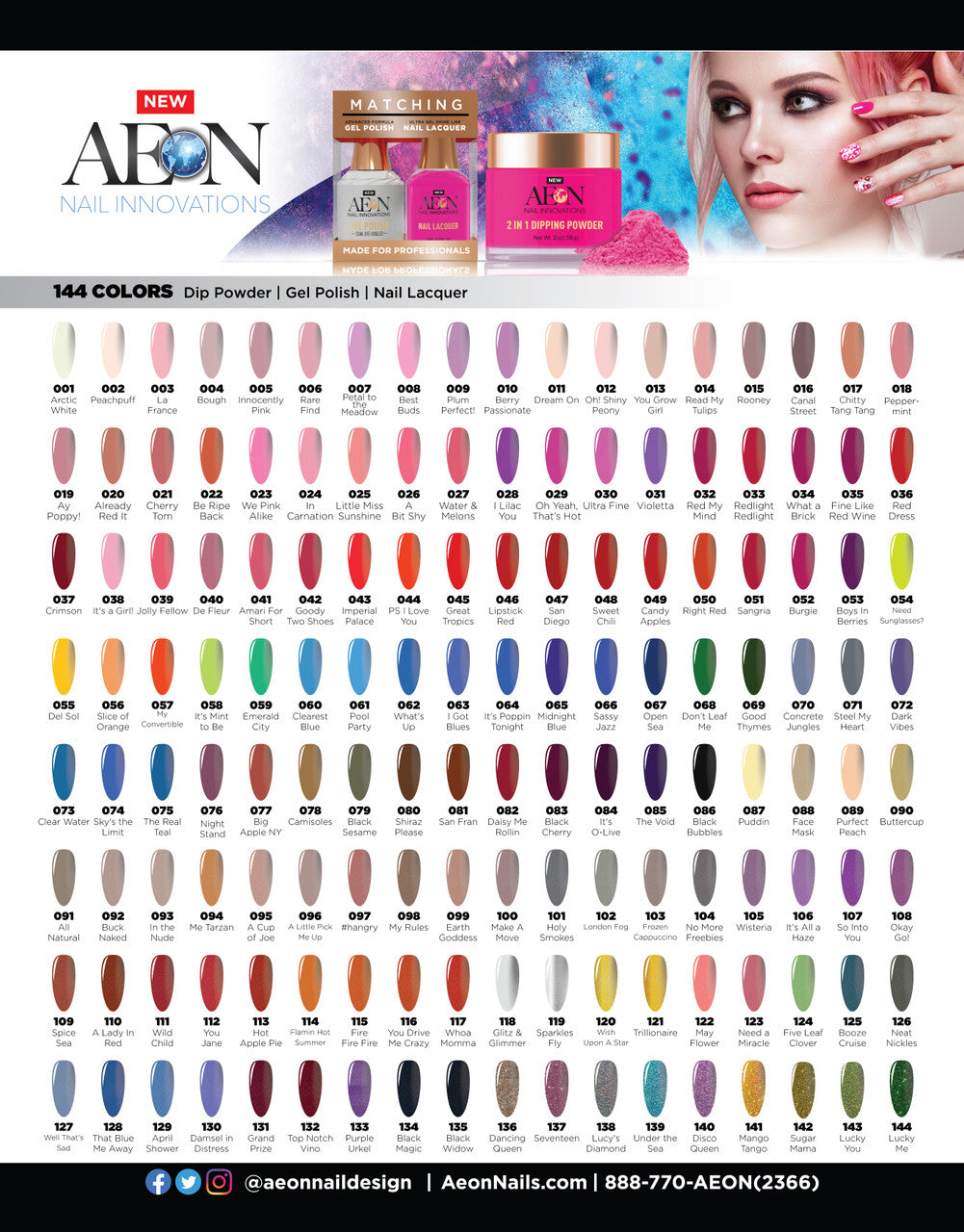 Aeon 3in1 144 colors (please note color)