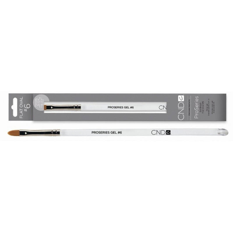 CND Proseries L&P Gel Brush Flat Oval #6