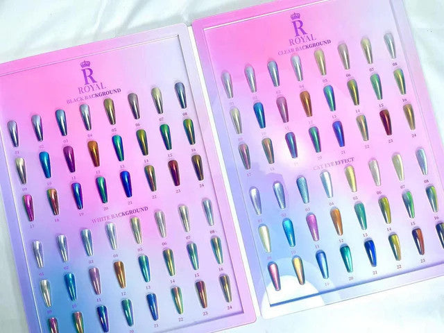 ROYAL CAT EYE CHROME POWDER COLLECTION 2IN1 | 24 COLORS