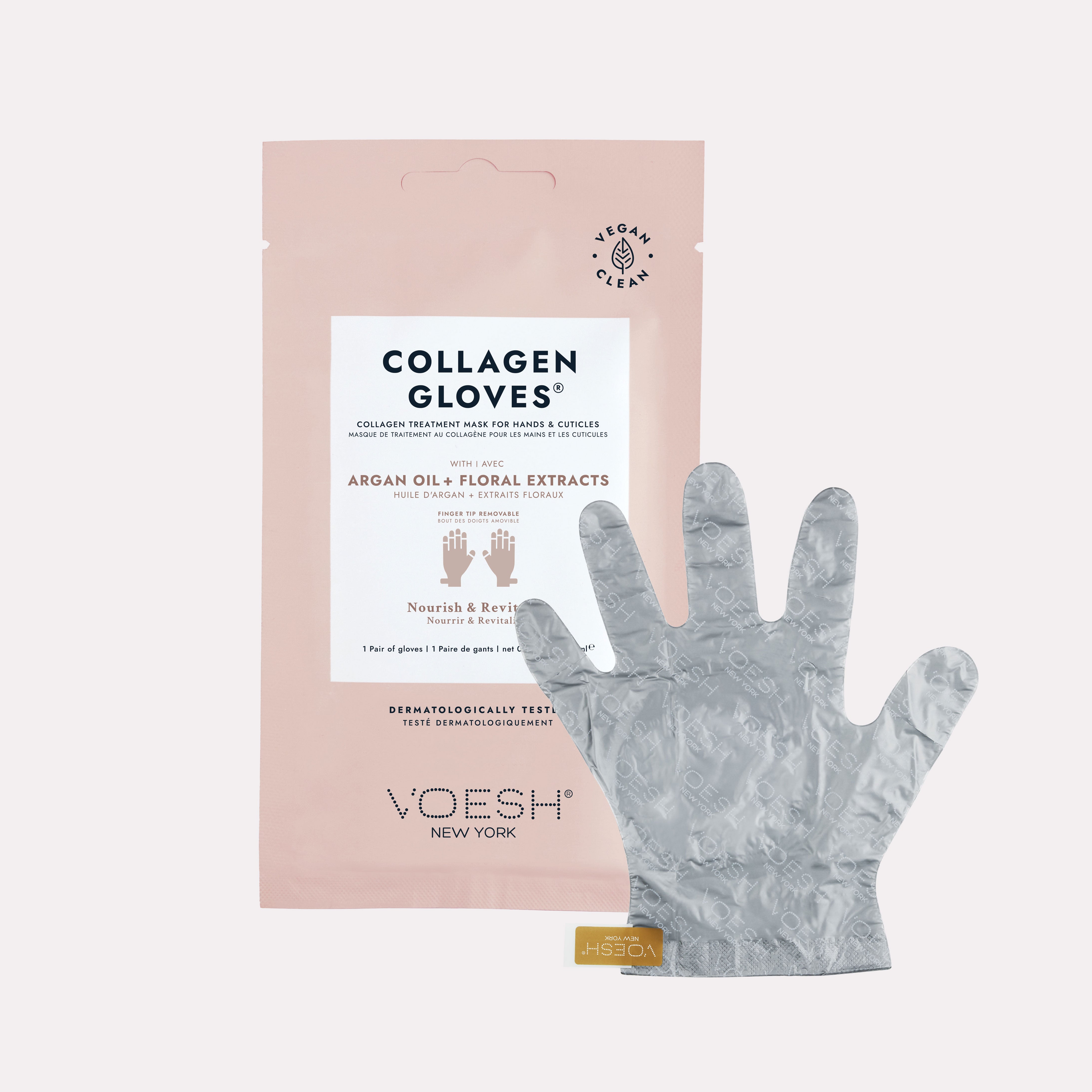 Voesh Collagen Glove  Argan Oil & Floral Extract