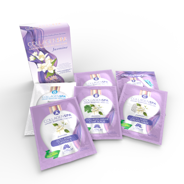 Lapalm Collagen Spa 10 Step with Pedi Kit - Jasmine