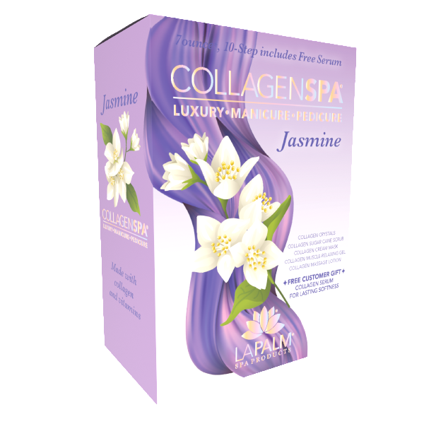 Lapalm Collagen Spa 10 Step with Pedi Kit - Jasmine