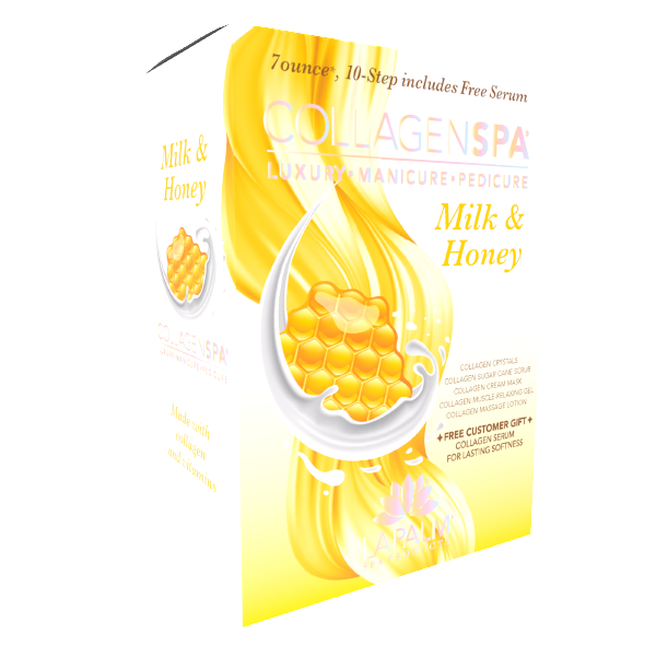 Lapalm Collagen Spa 10 Step with Pedi Kit - Milk Honey