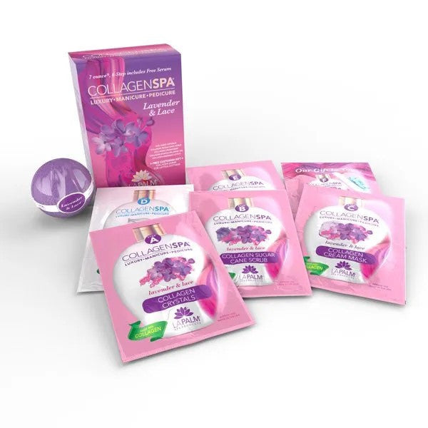 LaPalm Collagen Spa 6 Steps + Free Bomber - Lavender & Lace