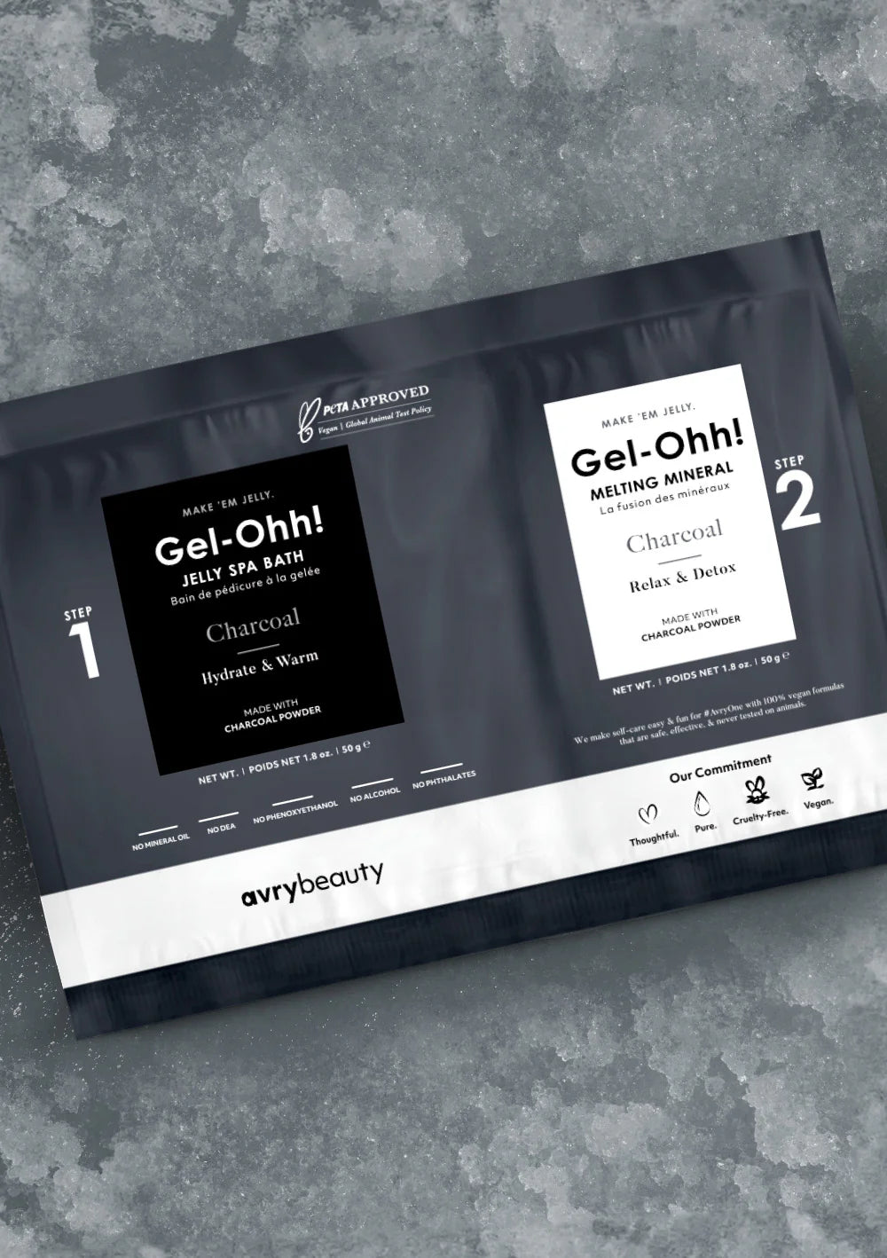 Gel-Ohh! Jelly Spa Bath - Charcoal