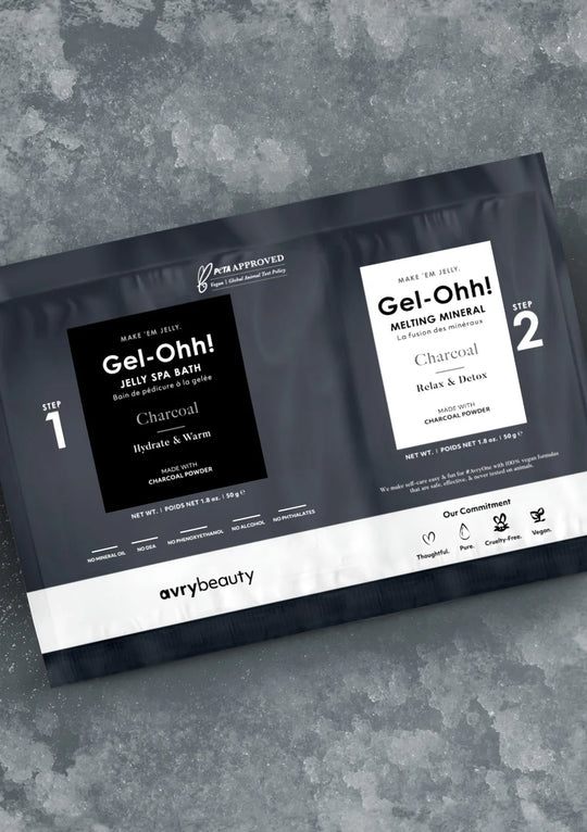 Avry Beauty Jelly Spa Bath - CharCoal