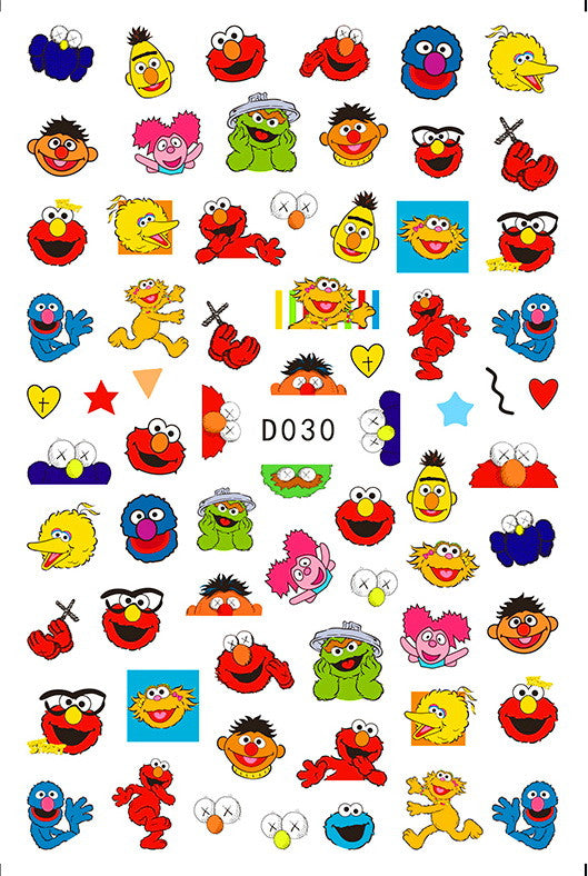 3D Nail Sticker - D030