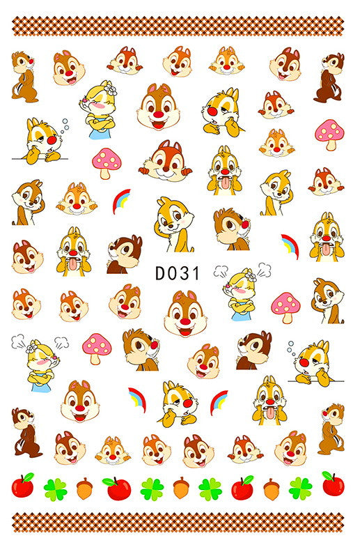 3D Nail Sticker - D031