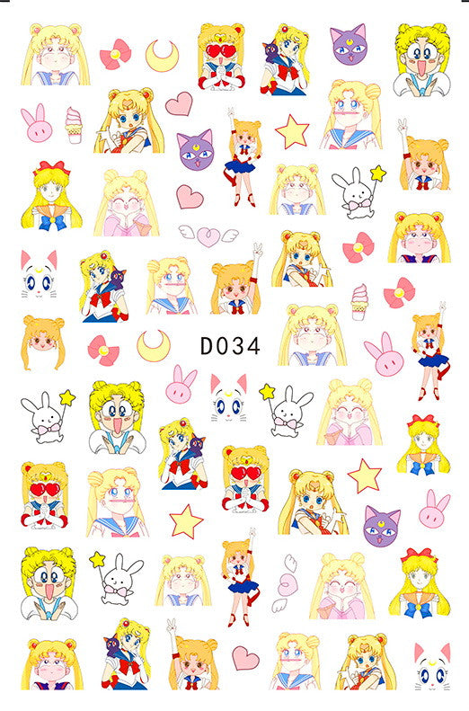 3D Nail Sticker - D034