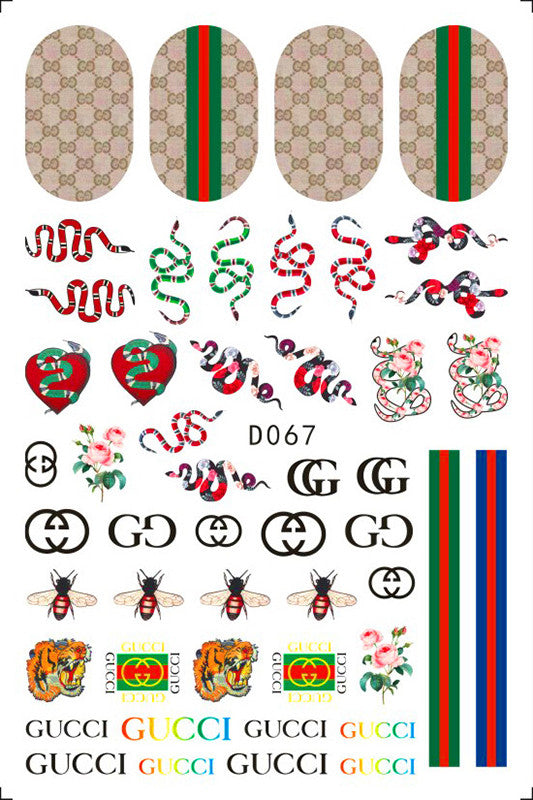 Nail Sticker Brand Name - D067