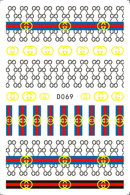 Nail Sticker Brand Name - D069