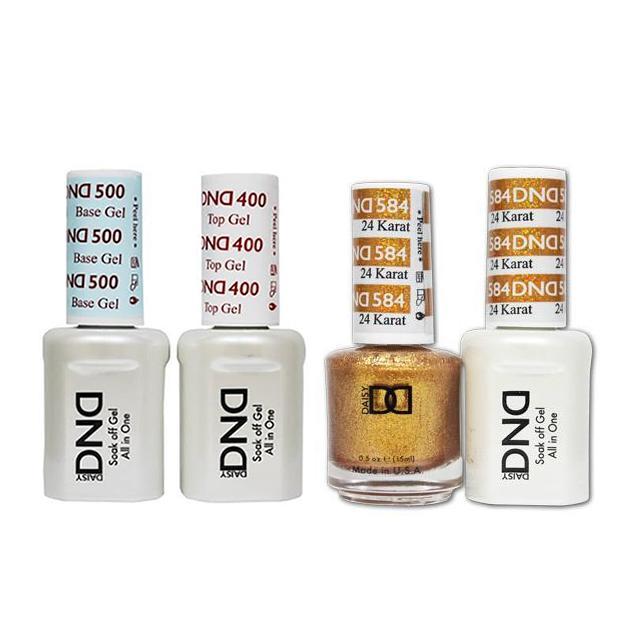 DND - Gel & Lacquer Combo - 24 Karat - #584