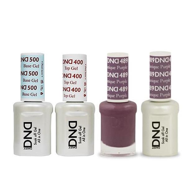 DND - Gel & Lacquer Combo - Antique Purple - #489