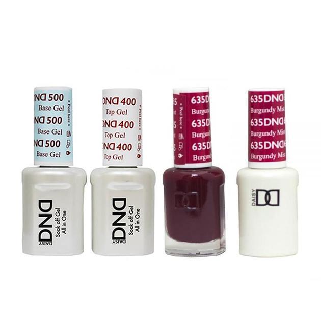 DND - Gel & Lacquer Combo - Burgundy Mist - #635