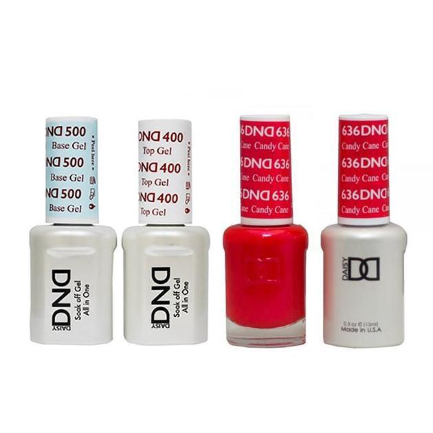 DND - Gel & Lacquer Combo - Candy Cane - #636