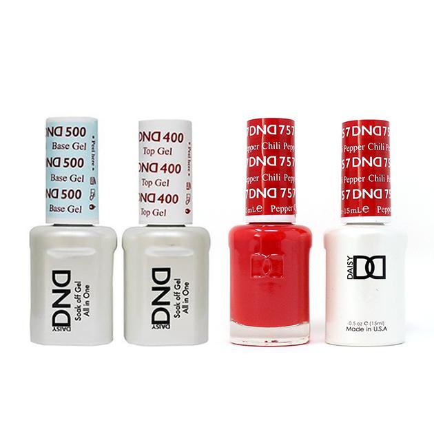 DND - Gel & Lacquer Combo - Chili Pepper - #757