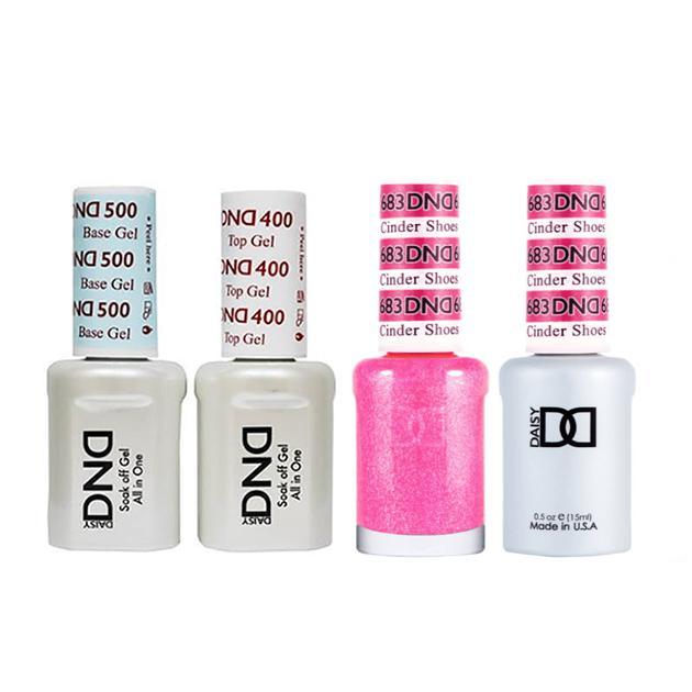 DND - Gel & Lacquer Combo - Cinder Shoes - #683