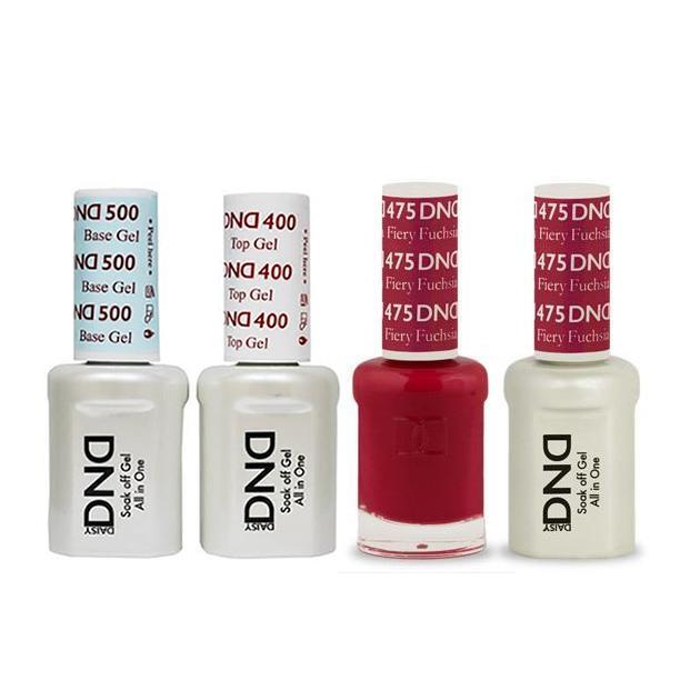 DND - Gel & Lacquer Combo - Fiery Fuchsia - #475