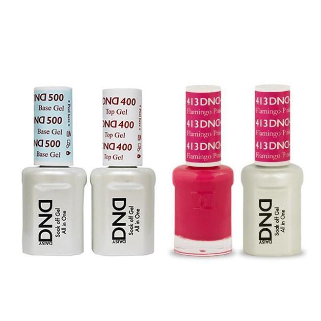 DND - Gel & Lacquer Combo - Flamingo Pink - #413