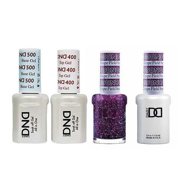 DND - Gel & Lacquer Combo - Grape Field Star - #409