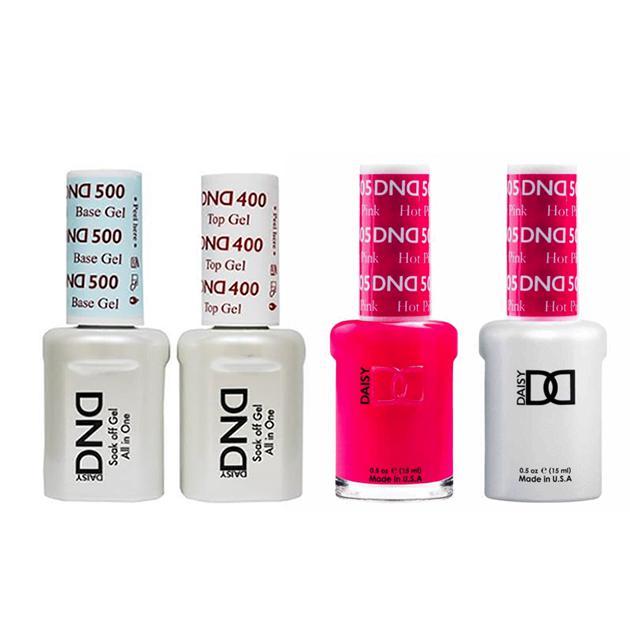 DND - Gel & Lacquer Combo - Hot Pink - #505