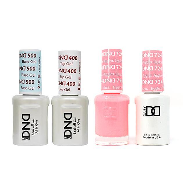 DND - Gel & Lacquer Combo - Jiggles - #724