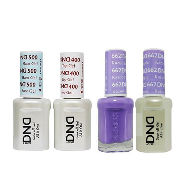 DND - Gel & Lacquer Combo - Kazo Purple - #662