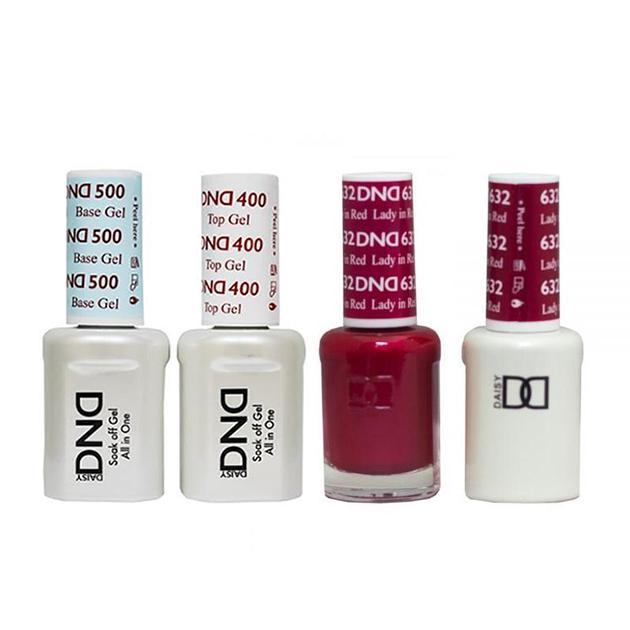 DND - Gel & Lacquer Combo - Lady In Red - #632