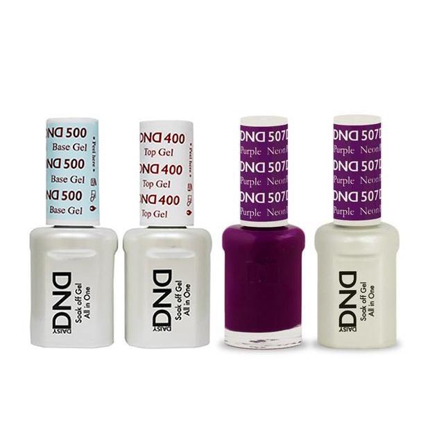 DND - Gel & Lacquer Combo - Neon Purple - #507