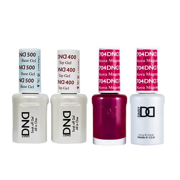 DND - Gel & Lacquer Combo - Nova Magenta - #704